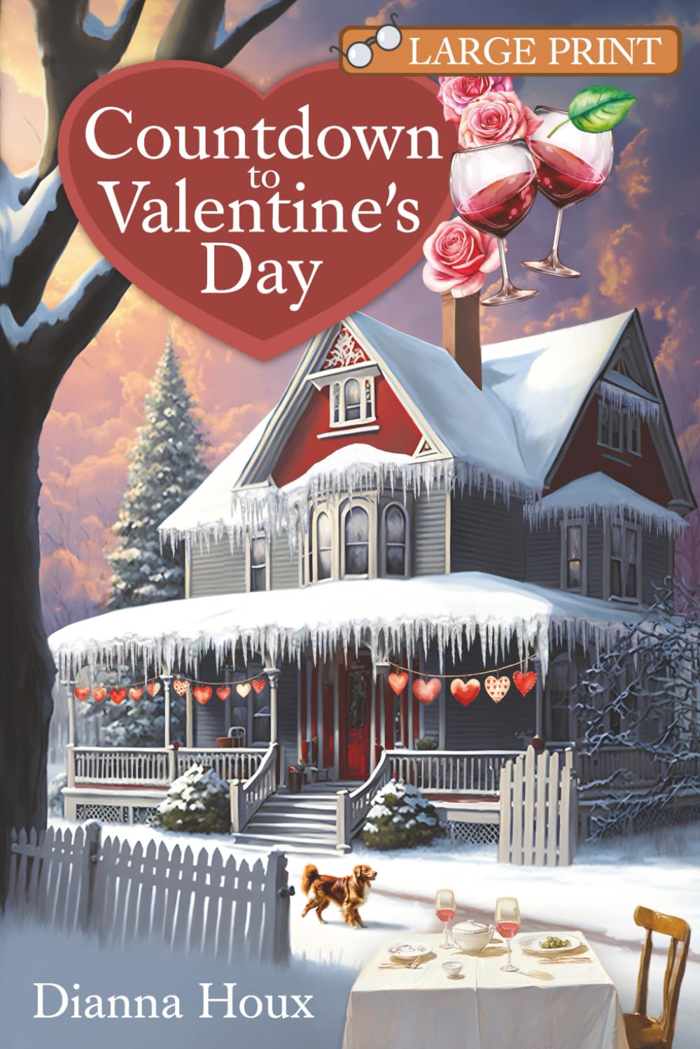Countdown to Valentine's Day: Large Print Edition