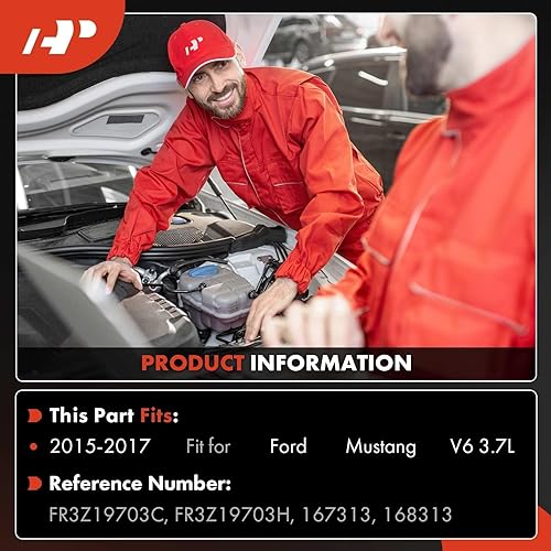 Miniatura 2 de A-Premium Compresor de aire acondicionado con embrague compatible con Ford Mustang 3.7L 2015-2017, con compresor DKS17D, 4 ranuras