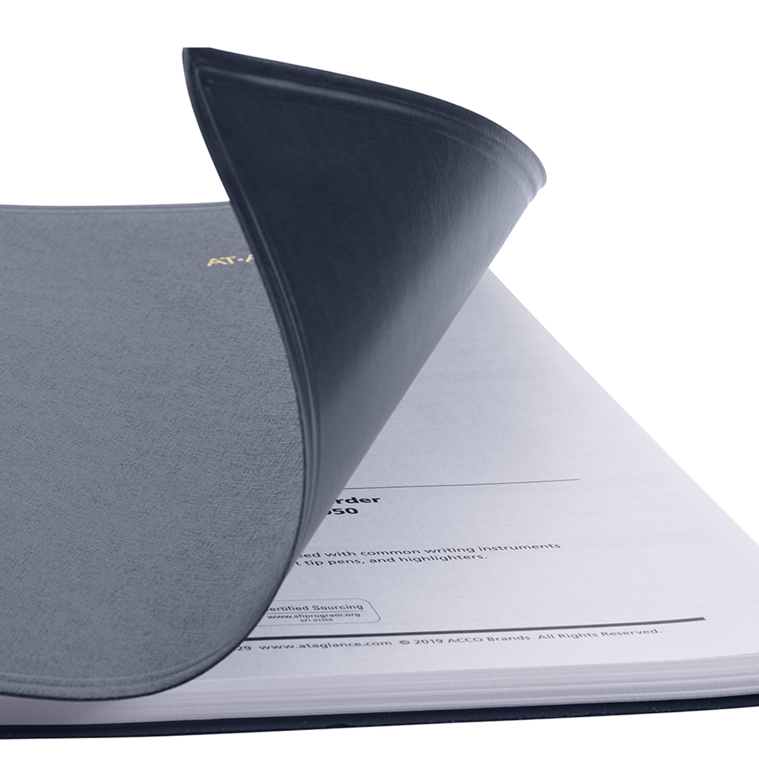 AT-A-GLANCE Agenda settimanale per appuntamenti 2026, 21 x 27,9 cm, grande, blu navy (709502026)