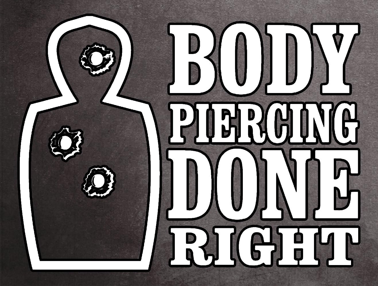 Amazon.com: Body Piercing Done Right Full Color Auto Truck Window Decal