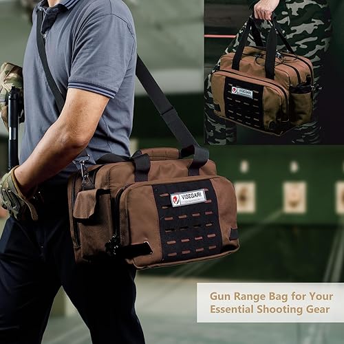 Vista 27 de Bolsa de tiro para pistola - Estuche táctico para pistola, munición, estuche de transporte de armas Negro