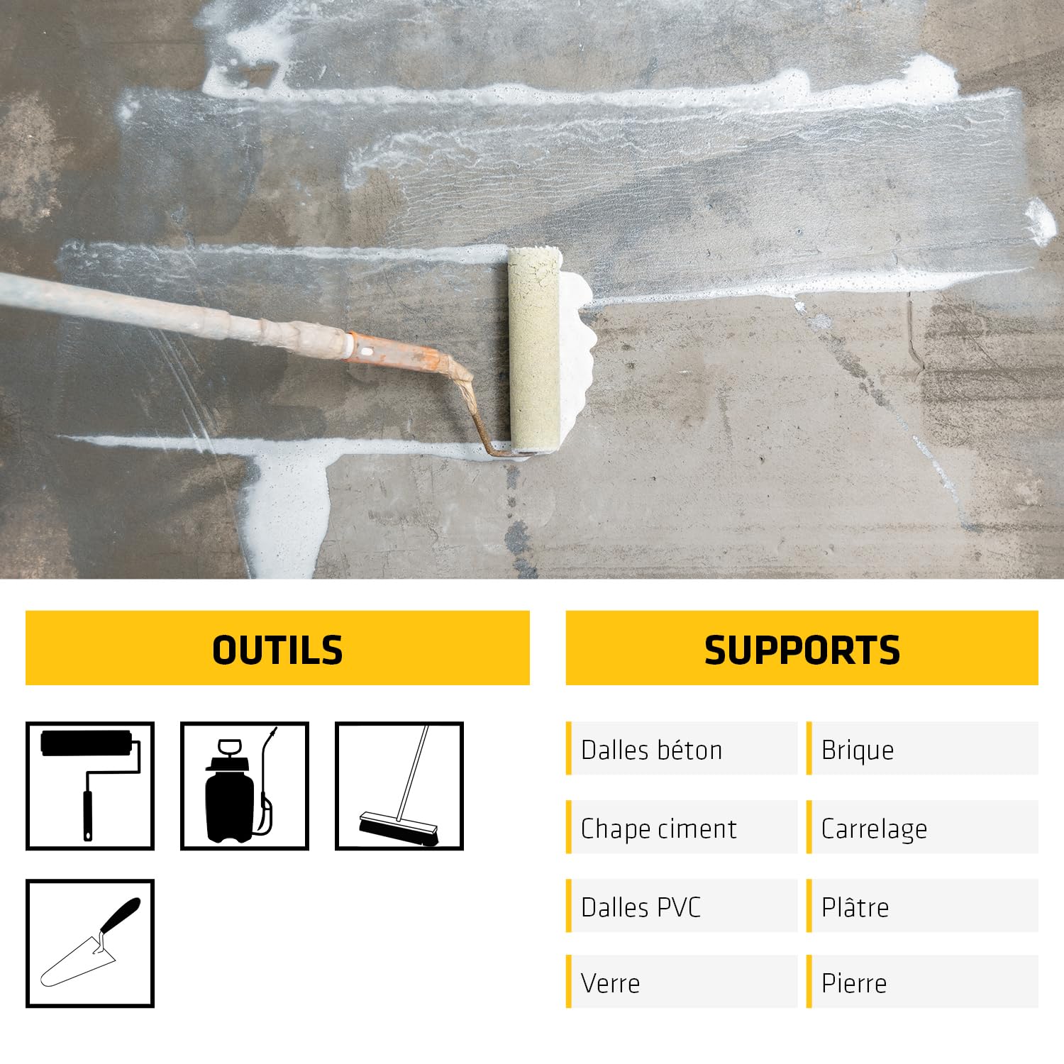 SIKA - Primaire d'adhérence et produit de cure - SikaLatex 360 - Résine d'accrochage pour adhérence et étanchéité des mortiers et enduits (ciment/plâtre/chaux)- Prêt à l'emploi - 2L