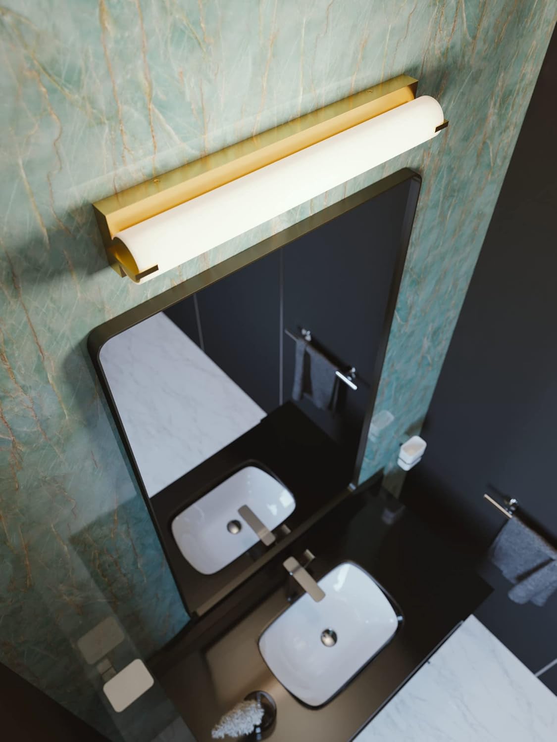 Axel 24" LED Vanity Light - Satin Nickel