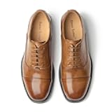 Women's Oxfords Dress Shoes, Leather Lace-Up Oxfords for Women, Comfortable Formal Cap Toe Business Casual Non Slip Office Driving Oxfords Shoes