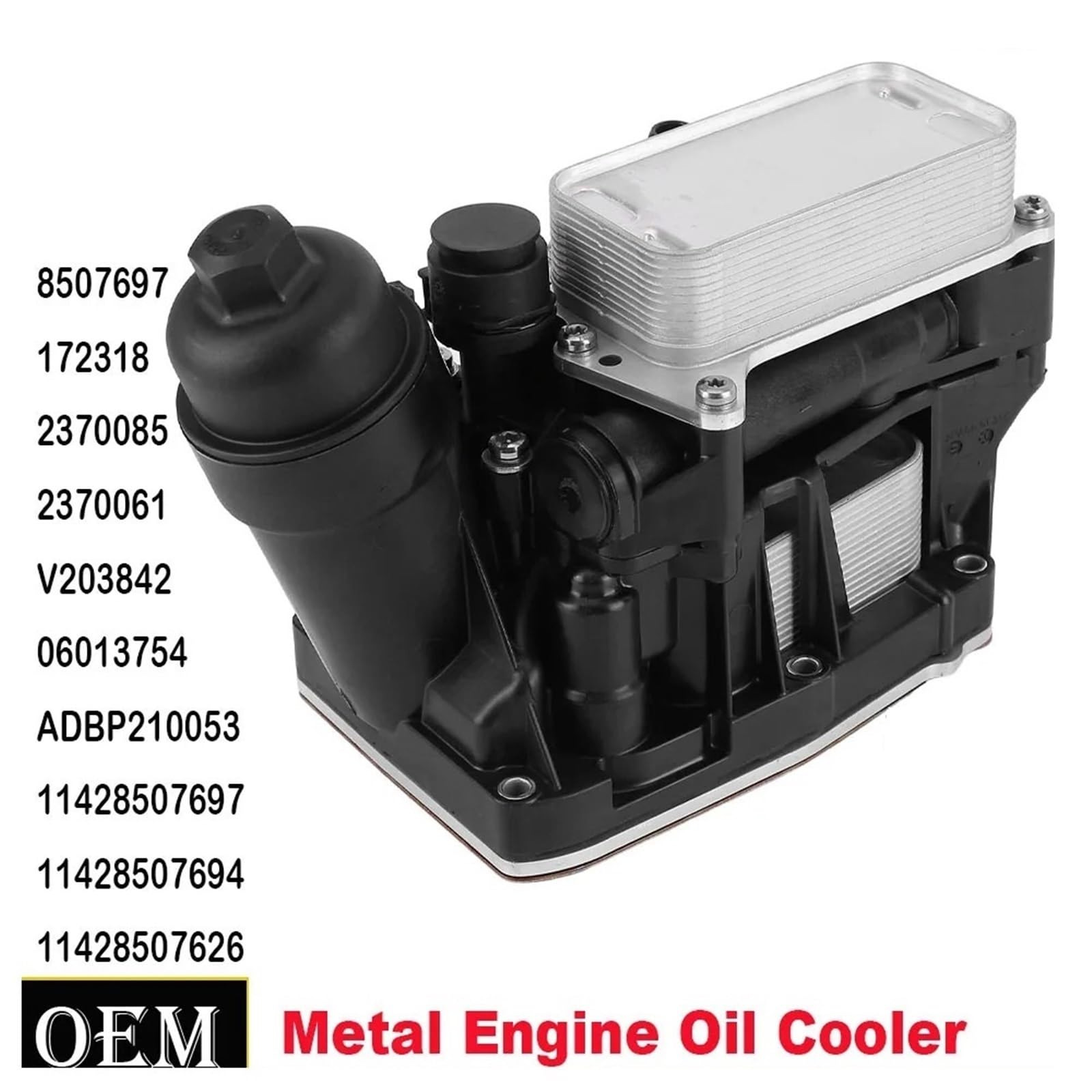 Chłodnica oleju samochodowego Pasuje do Bmw serii 8507697 2370061 V203842 06013754 ADBP210053 11428507697 11428507626 zespół chłodnicy oleju zastosowanie Płyta chłodząca
