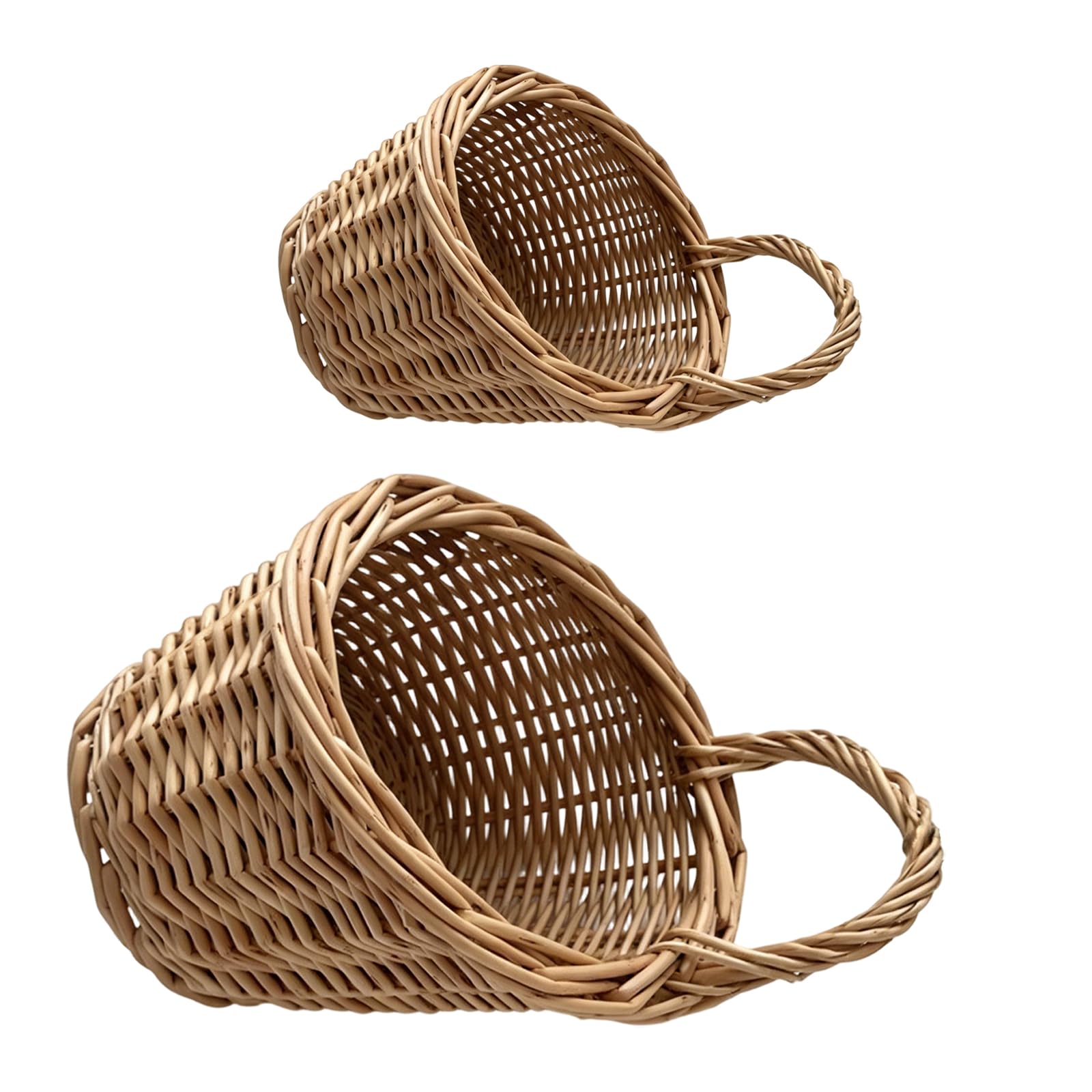 Oxxggkao Wicker Basket with Sturdy Build Ideal for Storage Area Bathroom and Home Decor Garlic Onion Basket