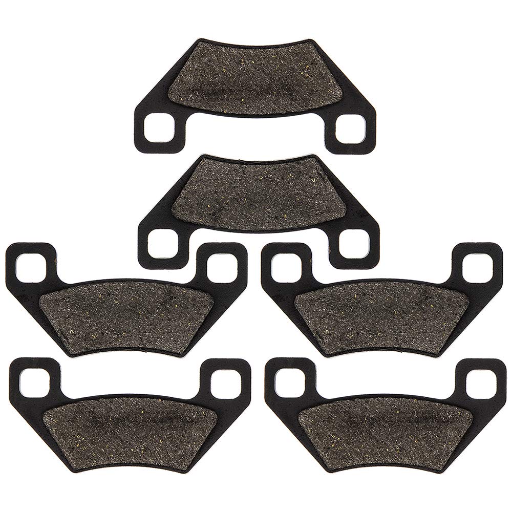 NICHEFront L/R Rear Center Brake Pad Set for Arctic Cat 1436-420 Semi-Metallic 3 Pack