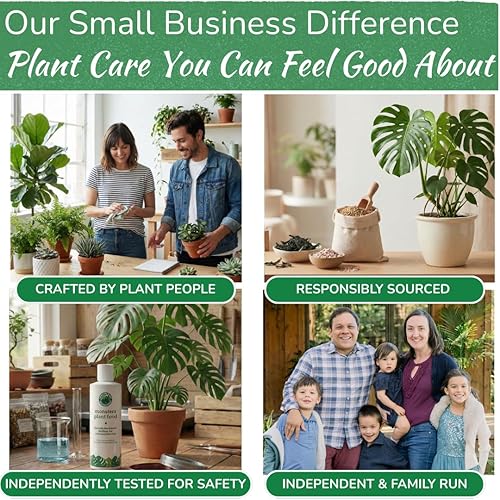 Miniatura 7 de Monstera Plant Food - Fertilizante líquido rico en nutrientes de primera calidad (5-2-3 NPK) para Monstera Deliciosa y otras plantas tropicales