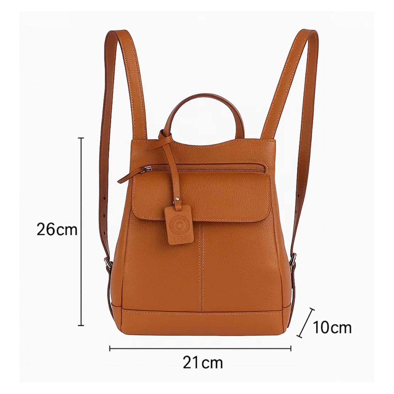 Mochila Feminina de Couro Legítimo Pequena, Reforçada e Confortável, com Alça Regulável e Bolso Antifurto em promoção! Veja a oferta e mais achadinhos de Bolsas 4 Hoje é o melhor dia para comprar Mochila Feminina de Couro Legítimo Pequena, Reforçada e Confortável, com Alça Regulável e Bolso Antifurto com aquele preço maroto! Promoção! Aproveite a oferta! 4