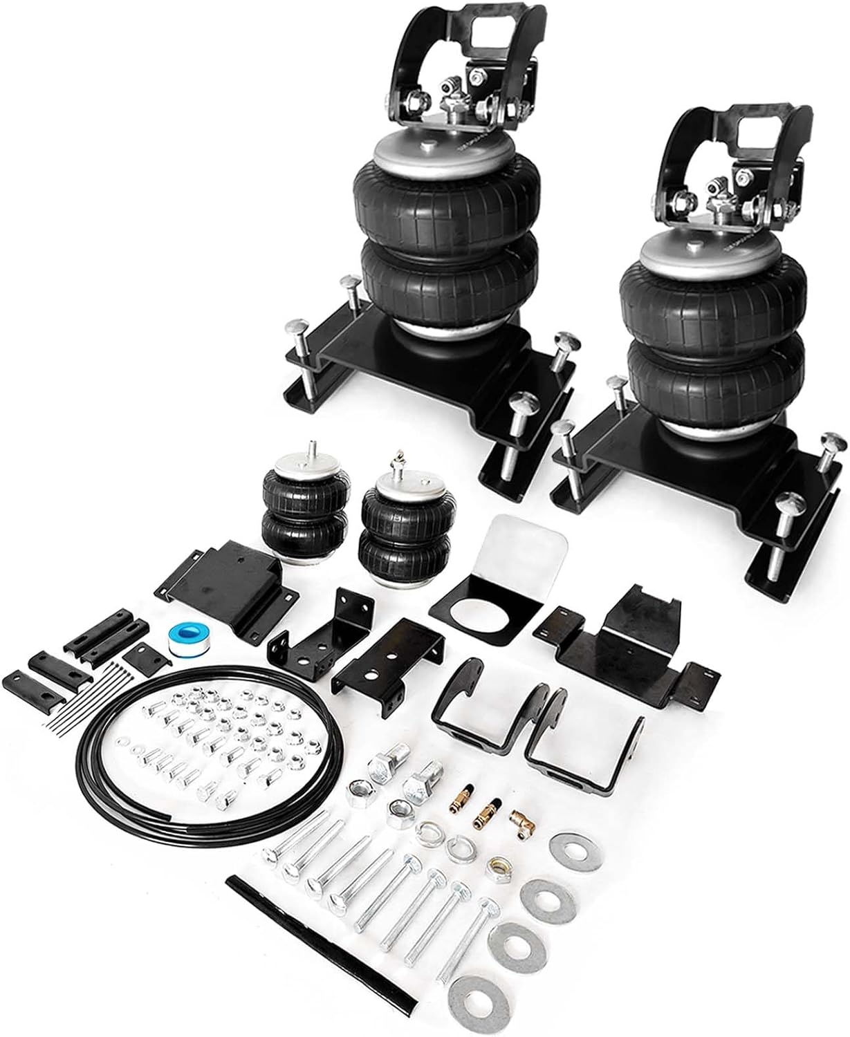 Air Spring Bag Suspension Kit Compatible with 05-23 Tacoma Prerunner 2WD, Tacoma 4WD OEM Replace Firestone Ride-Rite 2407 W21-760-2407 TR2407 Rubber Helper Suspension Kit LoadLifter 5000