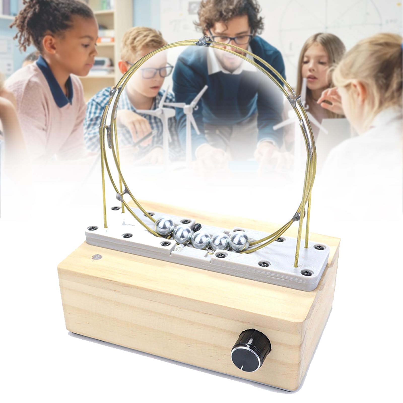 COYEUX Electromagnetic Cyclotron, Perpetual Motion Machine Model With Intelligent Control, Magnetic Induction Demonstrator For Classroom, Lab Teaching And Hobby Projects