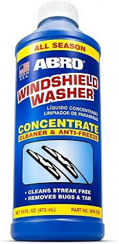 ABRO All-Season Windshield Washer Concentrate 16 oz, Rated to -25F