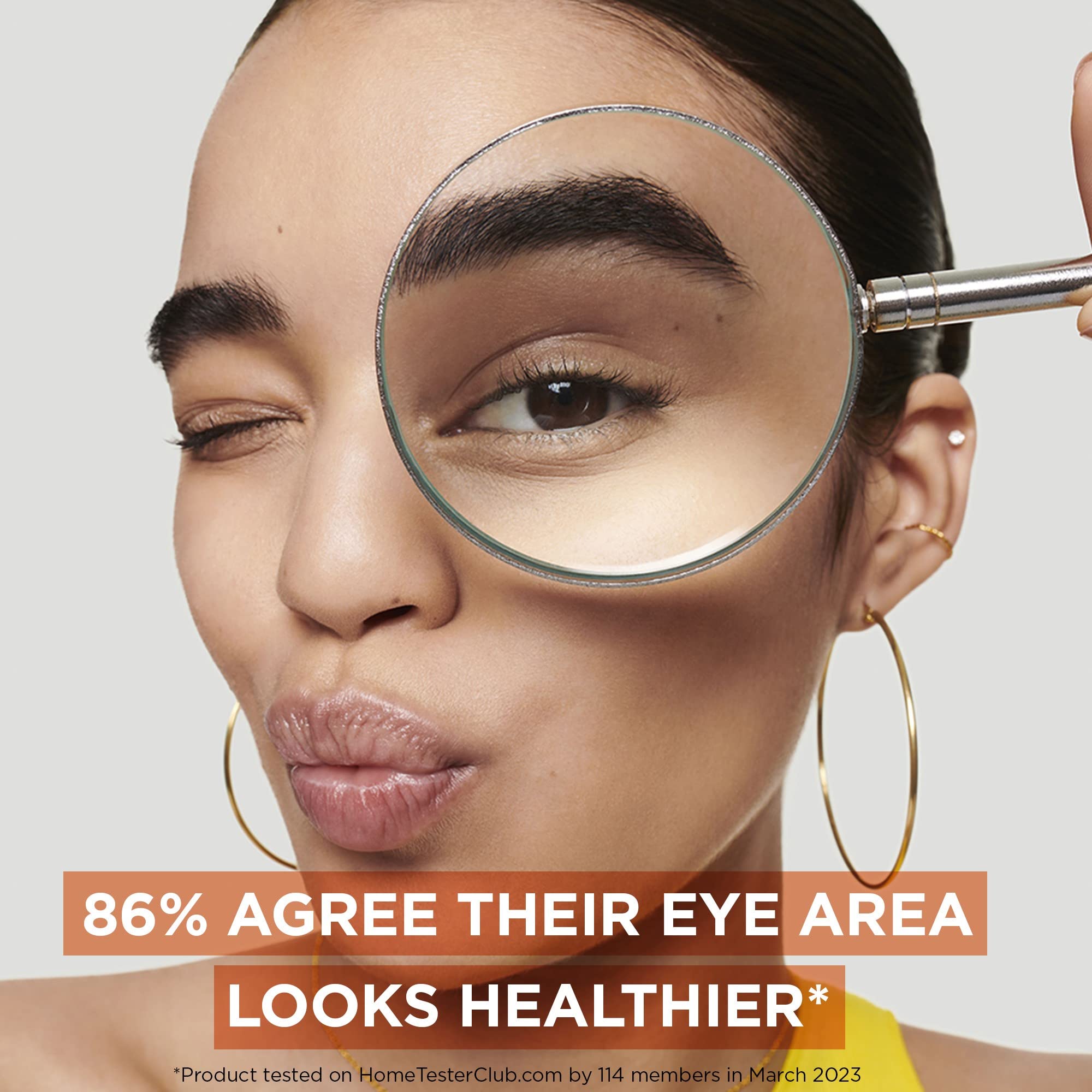 Garnier Vitamin C Eye Cream for Dark Circles 4% Vitamin C, Niacinamide, Banana Powder, Caffeine - Image 4
