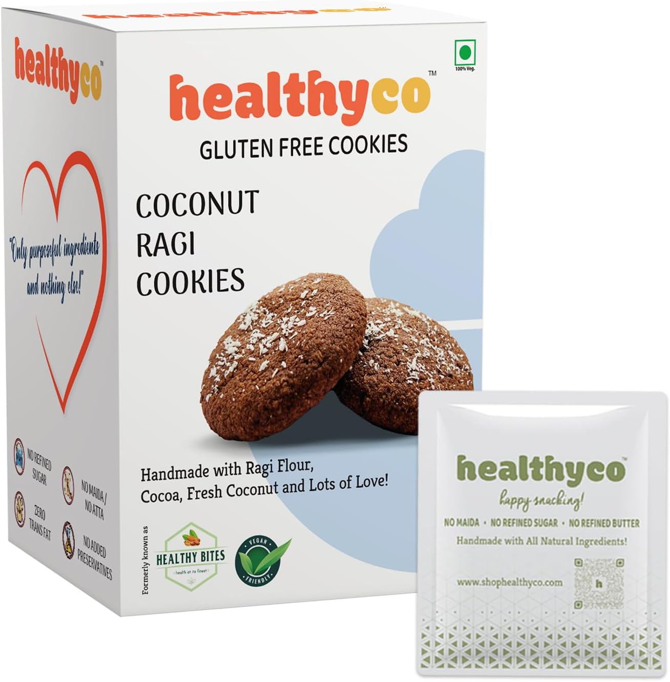 Healthyco Coconut Ragi Cookies
