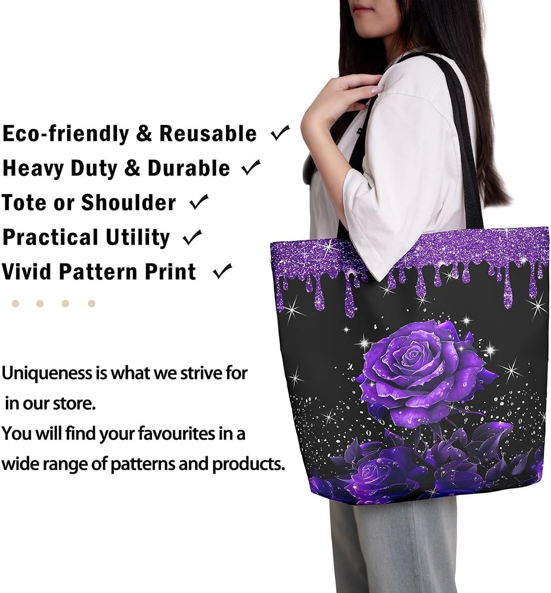 Dragonfly Gifts for Women,Dragonfly Tote Bag Boho Floral Canvas Tote Bag Mother's Day Gifts,Sun and Moon Beach Bag image 2