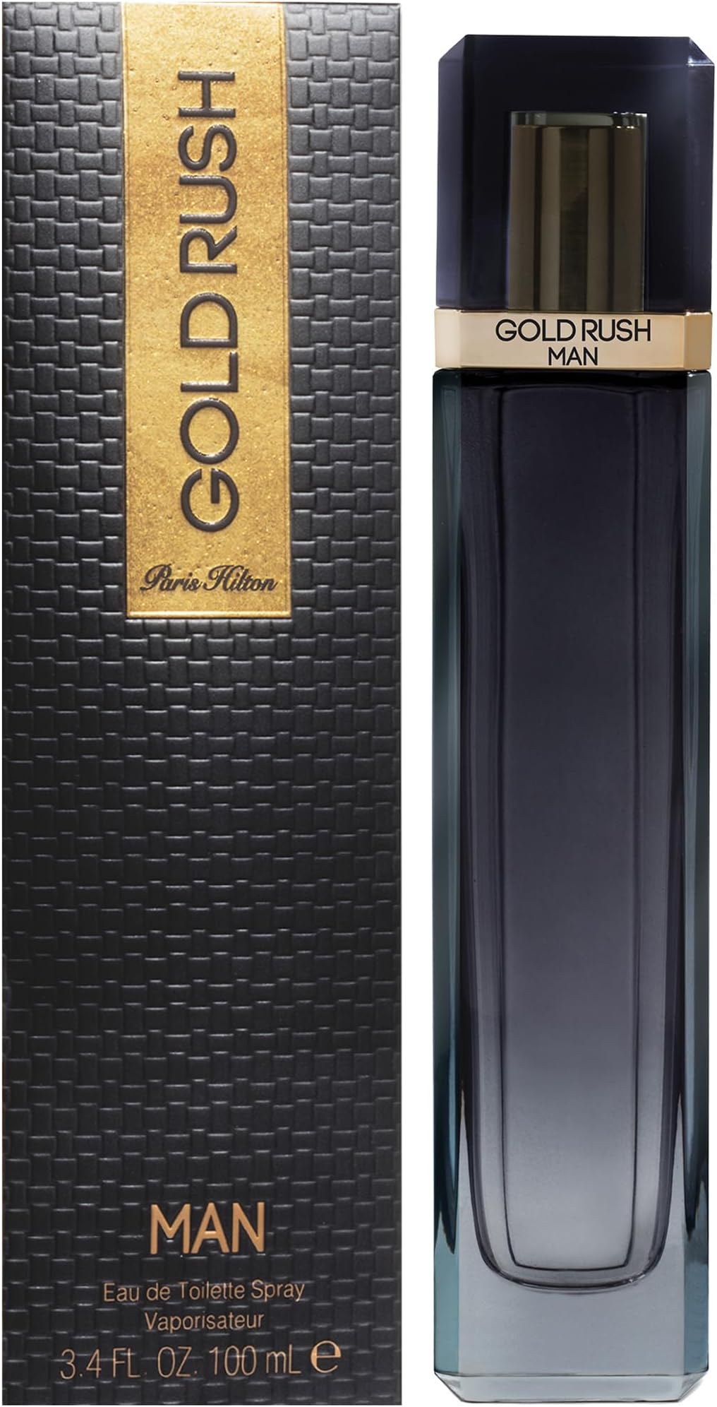 Gold Rush Man For Men 3.4 Fl oz EDT Spray By Paris Hilton, Black (137766077)