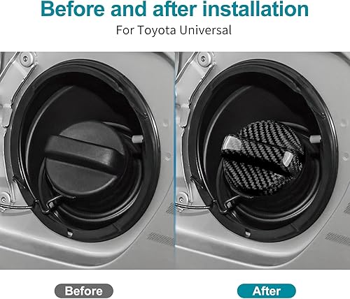 Miniatura 3 de AIRSPEED Cubierta universal de fibra de carbono para Toyota 4Runner Camry Corolla Tundra Tacoma Rav4 GR86 Yaris, negro