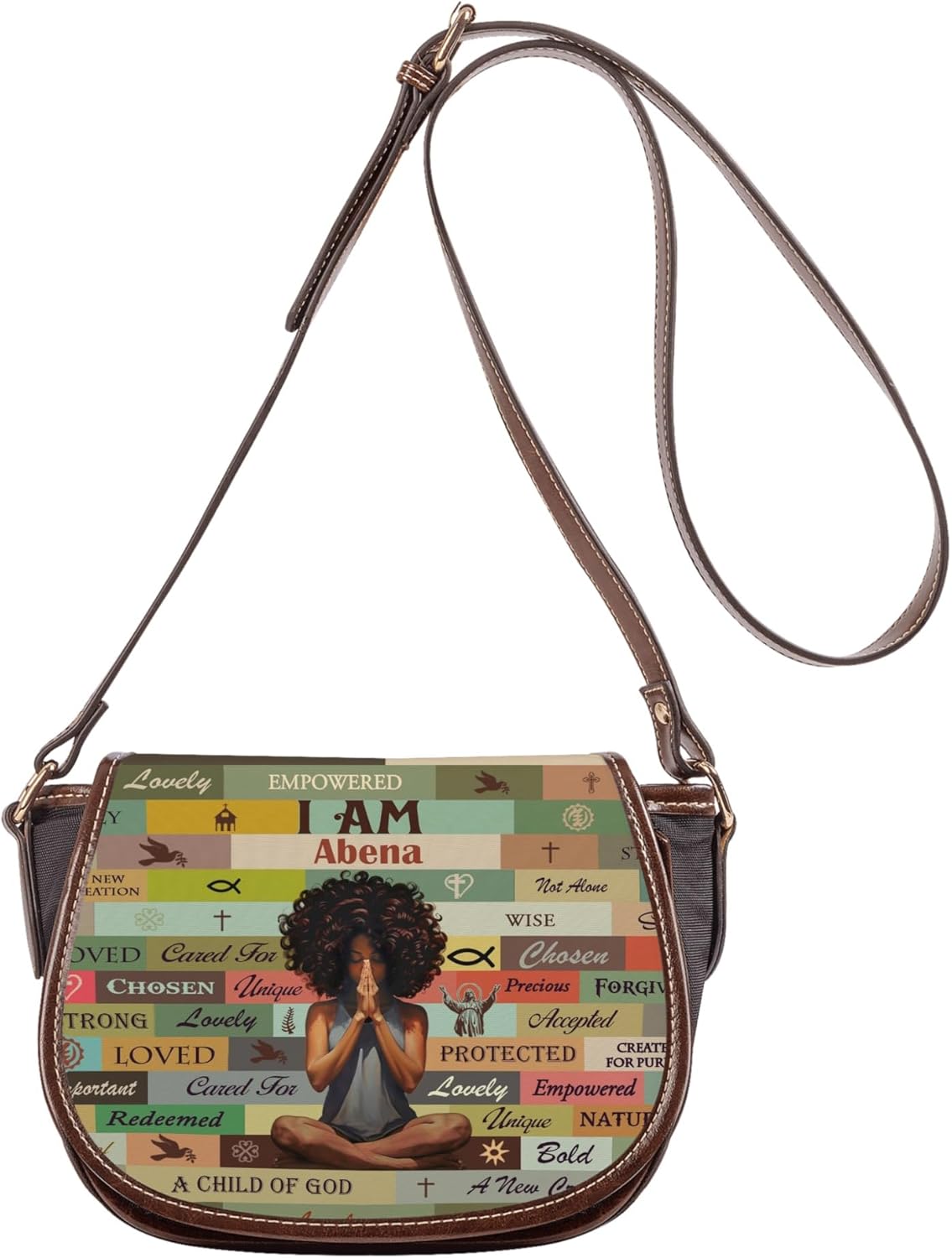 Sistabag Personalized Leather Satchel Bag For Women - African Pride Woman Purses - Christmas Gifts For Black Women