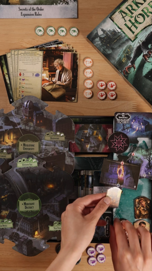 Amazon.com: Asmodee Arkham Horror Secrets of The Order Board Game Expansion 