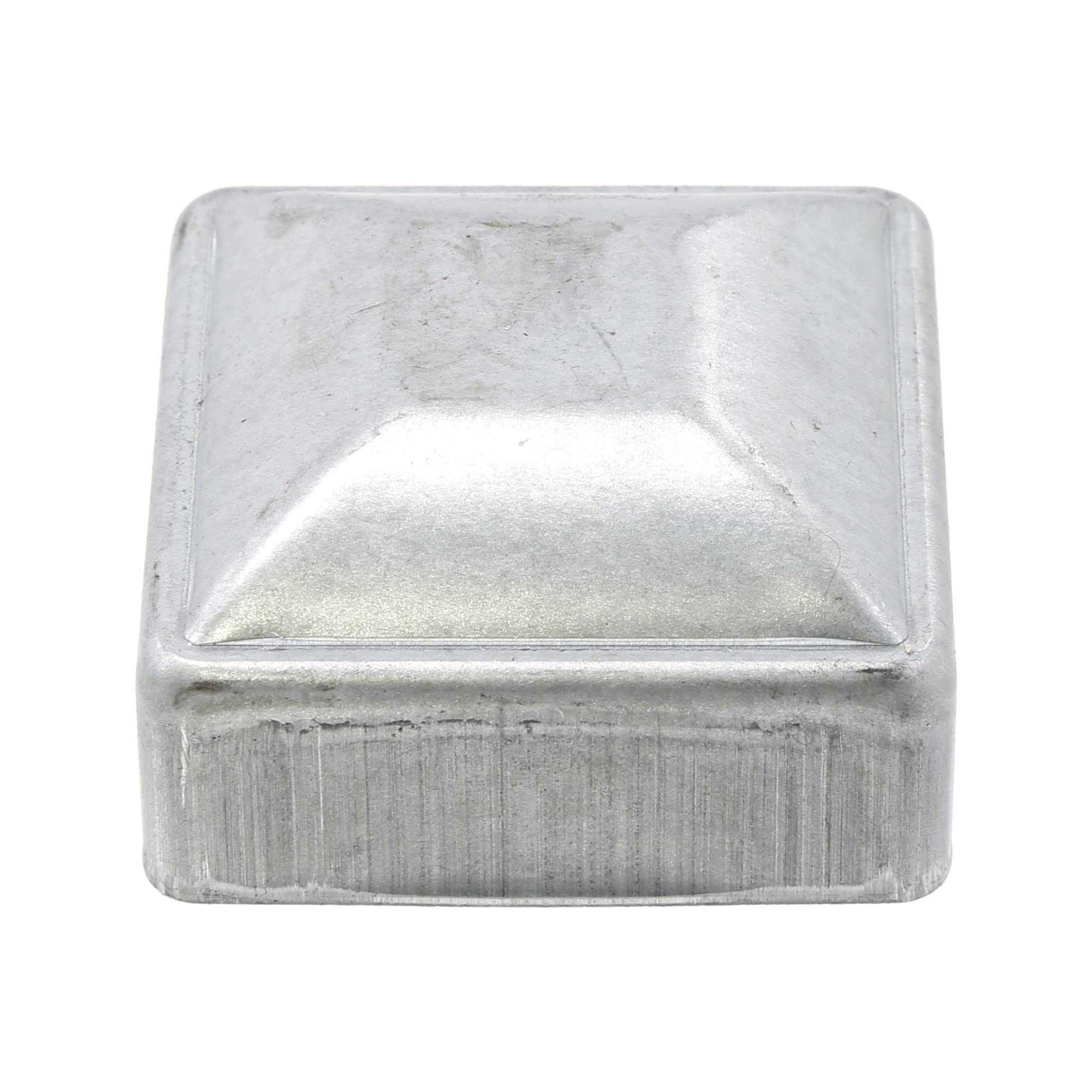 Pro Gate Supply 2-Pack Pressed Dome Steel Post Caps For Square Metal Gates & Fences (Metal/Steel)