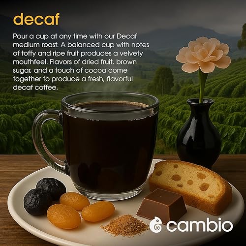 Miniatura 3 de Cambio Roasters Café descafeinado orgánico Keurig KCups, tazas K de café descafeinado de bajo ácido para cualquier momento del día, las únicas