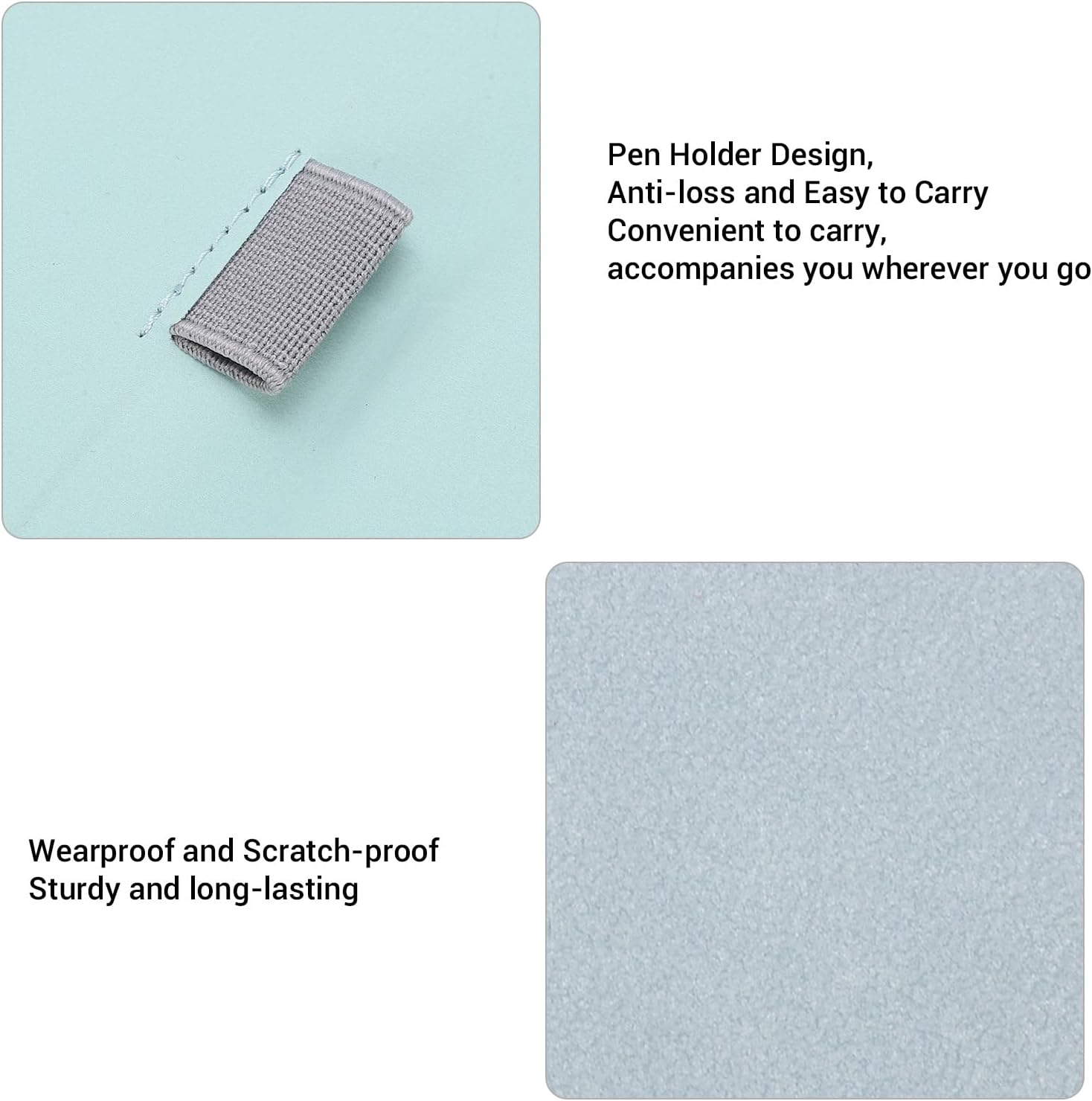 ASHATA Sleeve Case for 10.2 Inch for Kindle Scribe 2022 2024, Protective Pouch Bag Case Cover Magnetic Closure for E Reader for Elipsa 10.3 Inch (Light Blue)