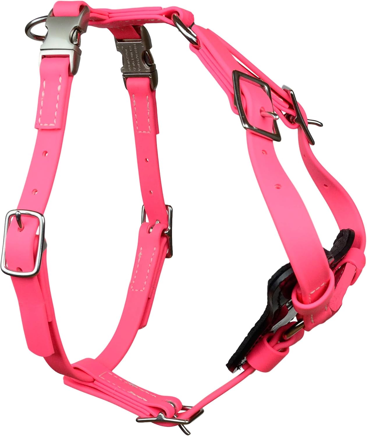 Redline K-9 All Weather Biothane Dog Harness (Small, Pink)