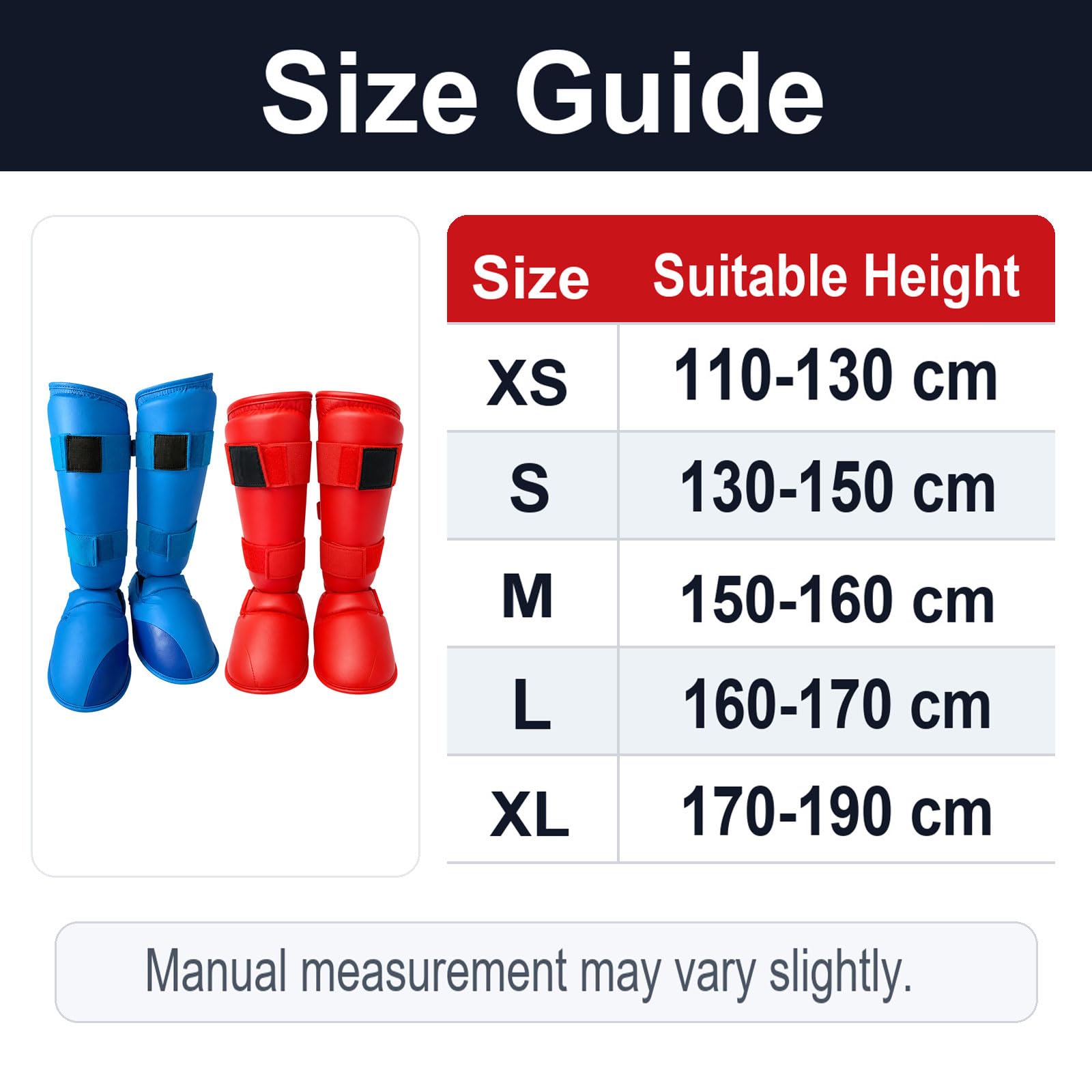 Piedi Protezione Shin Guard,Parastinchi per Arti Marziali,Boxing Parastinchi Uomo e Donna,Regolabili,Traspirante,per Boxe,Muay Thai,Sport da Combattimento e Allenamento Quotidiano