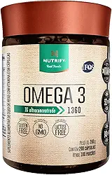 Ômega 3 TG Ultraconcentrado Nutrify 200 Cápsulas
