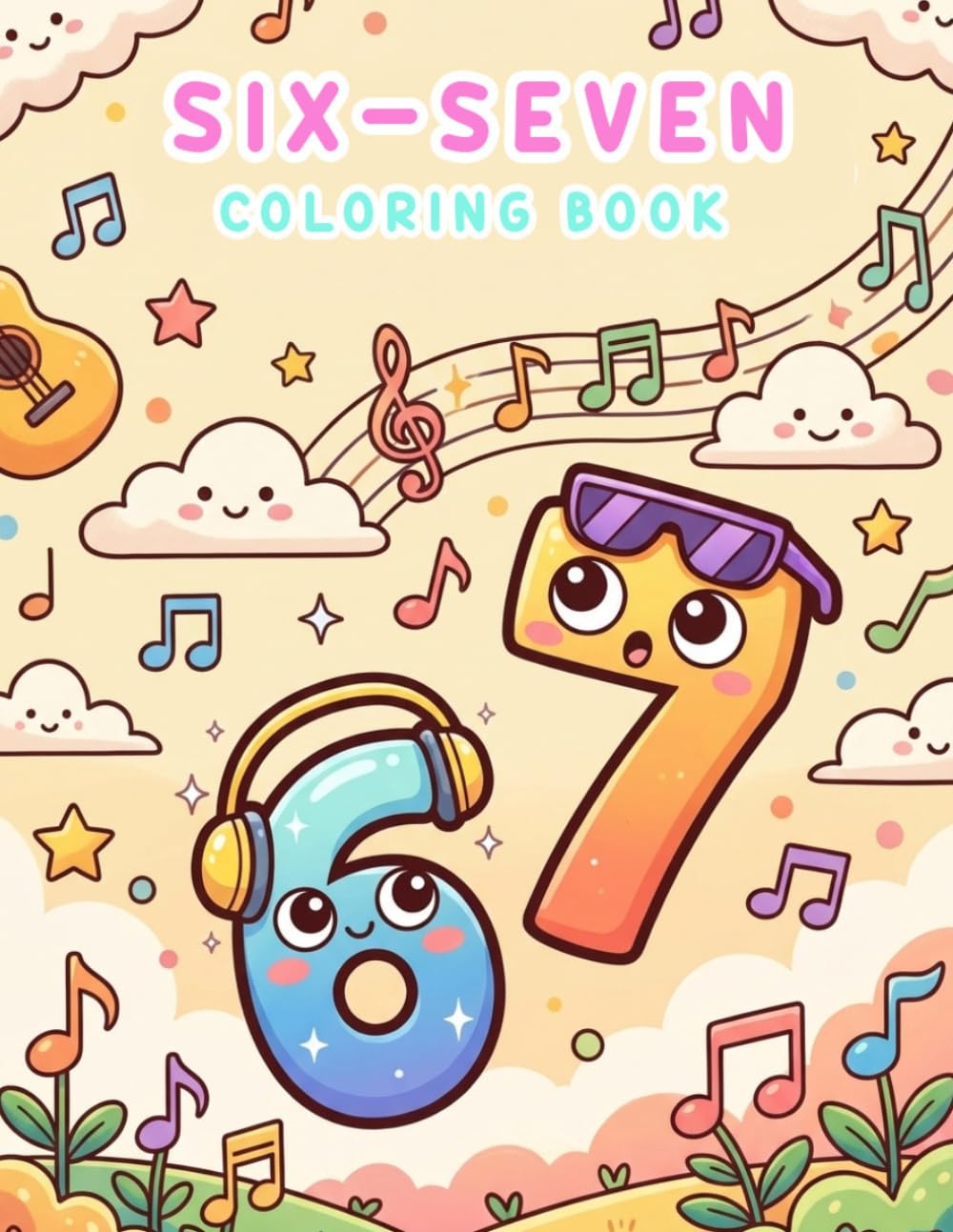 67 Six-Seven Coloring Book