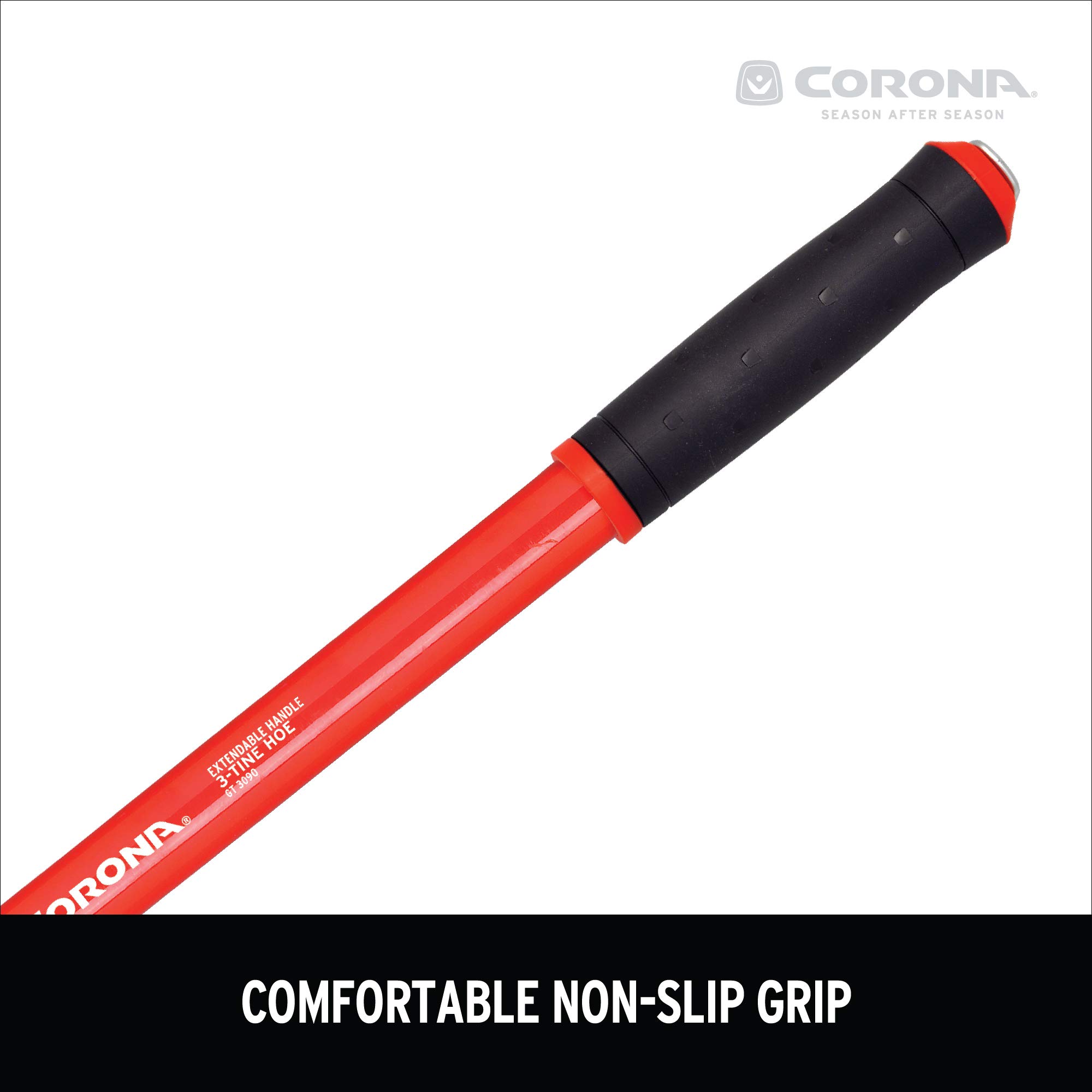 Amazon.com : Corona GT3090 Extendable Handle 3-Tine Hoe : Garden