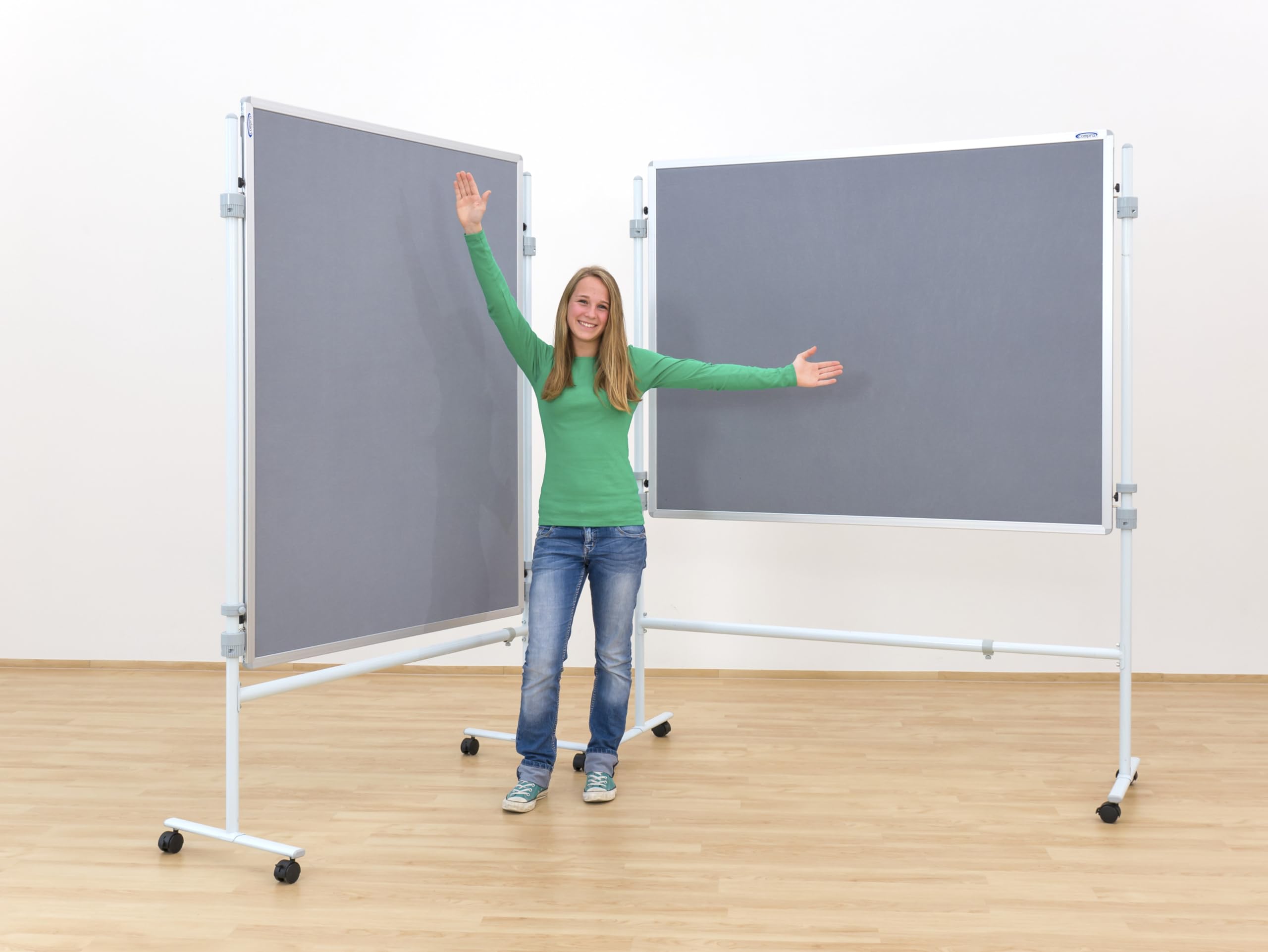 Betzold Pinnwand 150 x 120 cm - Moderationstafel Trennwand Ausstellungen Präsentationen