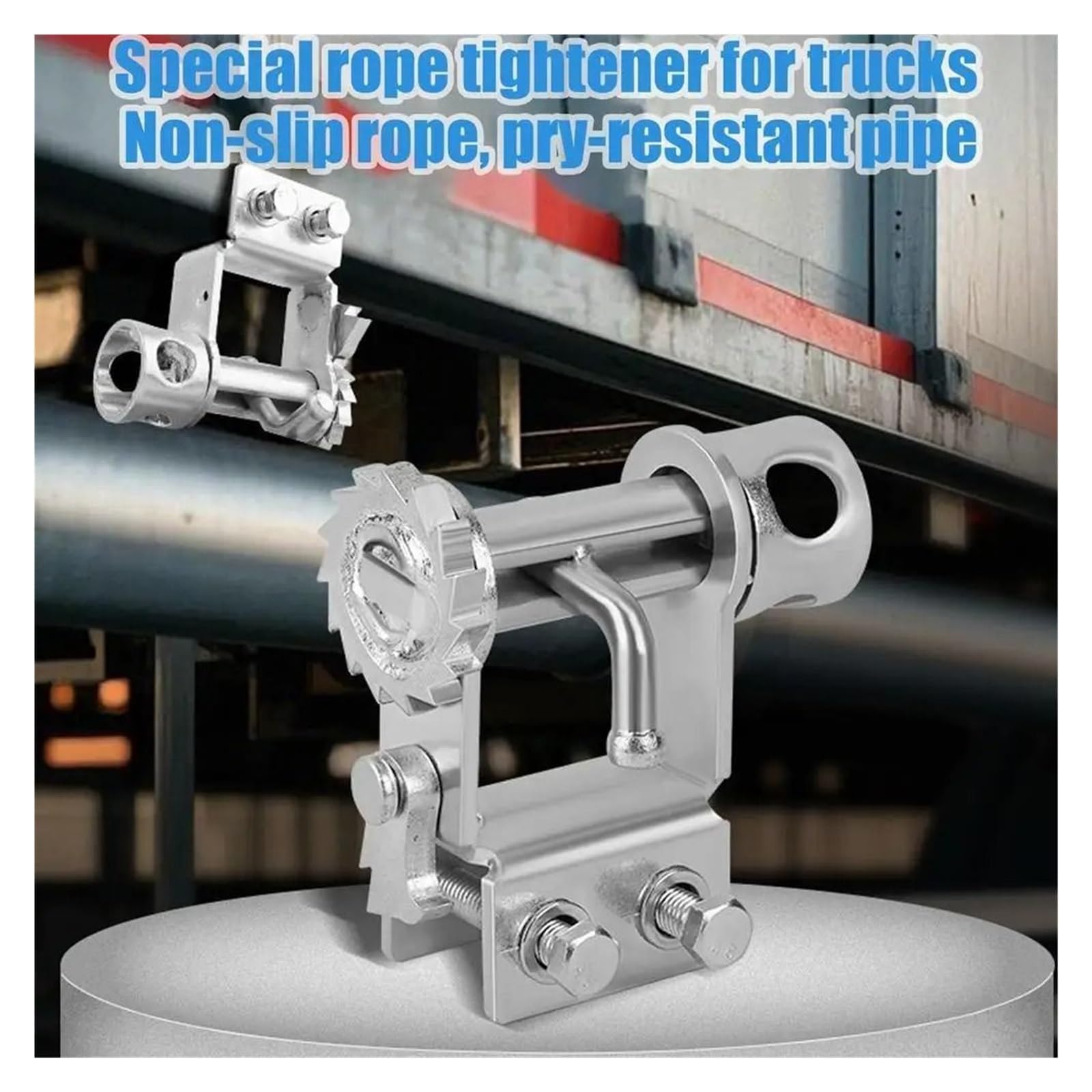 Cabrestante de mano compacto de acero con tensor de cable de soldadura, cabrestante resistente a la corrosión para manejo de carga