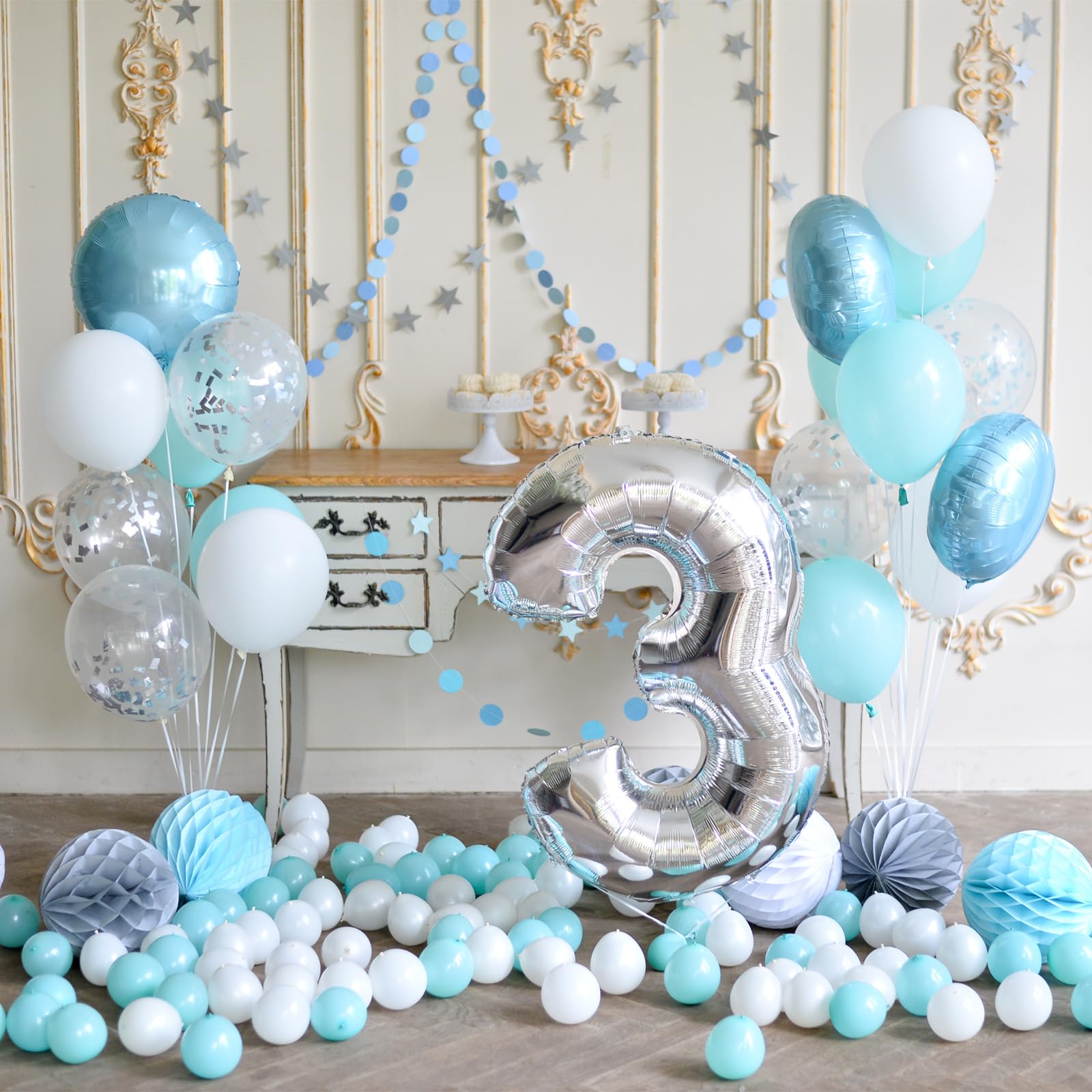PATIKIL 2er Set Ballonständer für den Böden, 59 Zoll Ballonstäbe mit Standfuß Herzform Ballonständer Halterung Kit Ballonhintergrundständer Kunststoff Ballonstäbe Bogen Kit für Dekoration