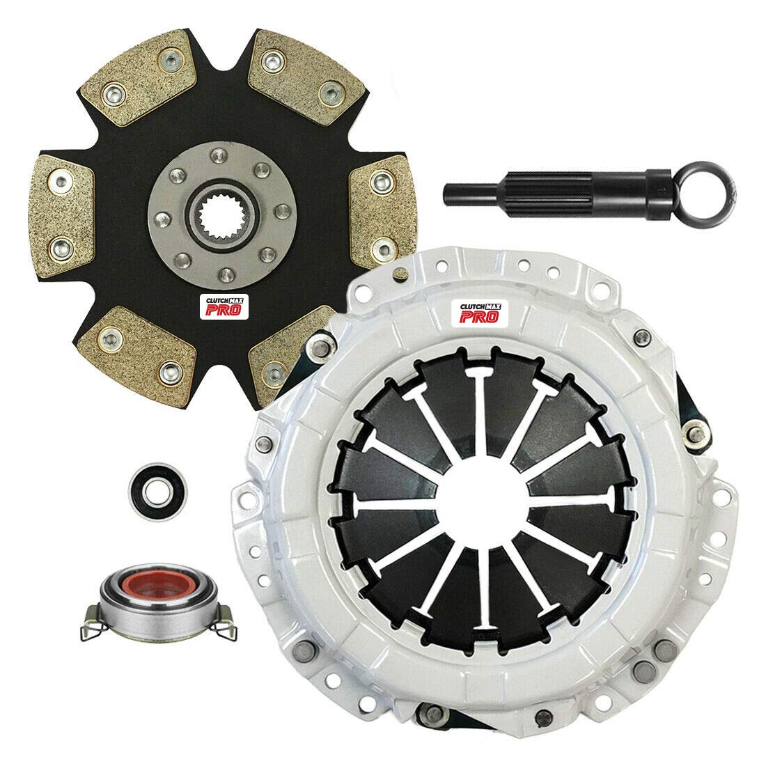 ClutchMaxPRO Performance Stage 4 Clutch Kit Compatible with Prizm Vibe Celica Corolla Matrix MR2 Spy