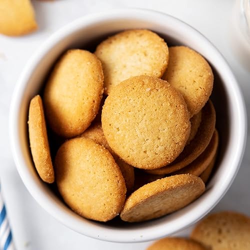 Miniatura 6 de HighKey Galletas sin azúcar oblea de vainilla paquete de 3 bocadillos cetogénicos bajos en carbohidratos postre sin gluten aperitivos diabéticos