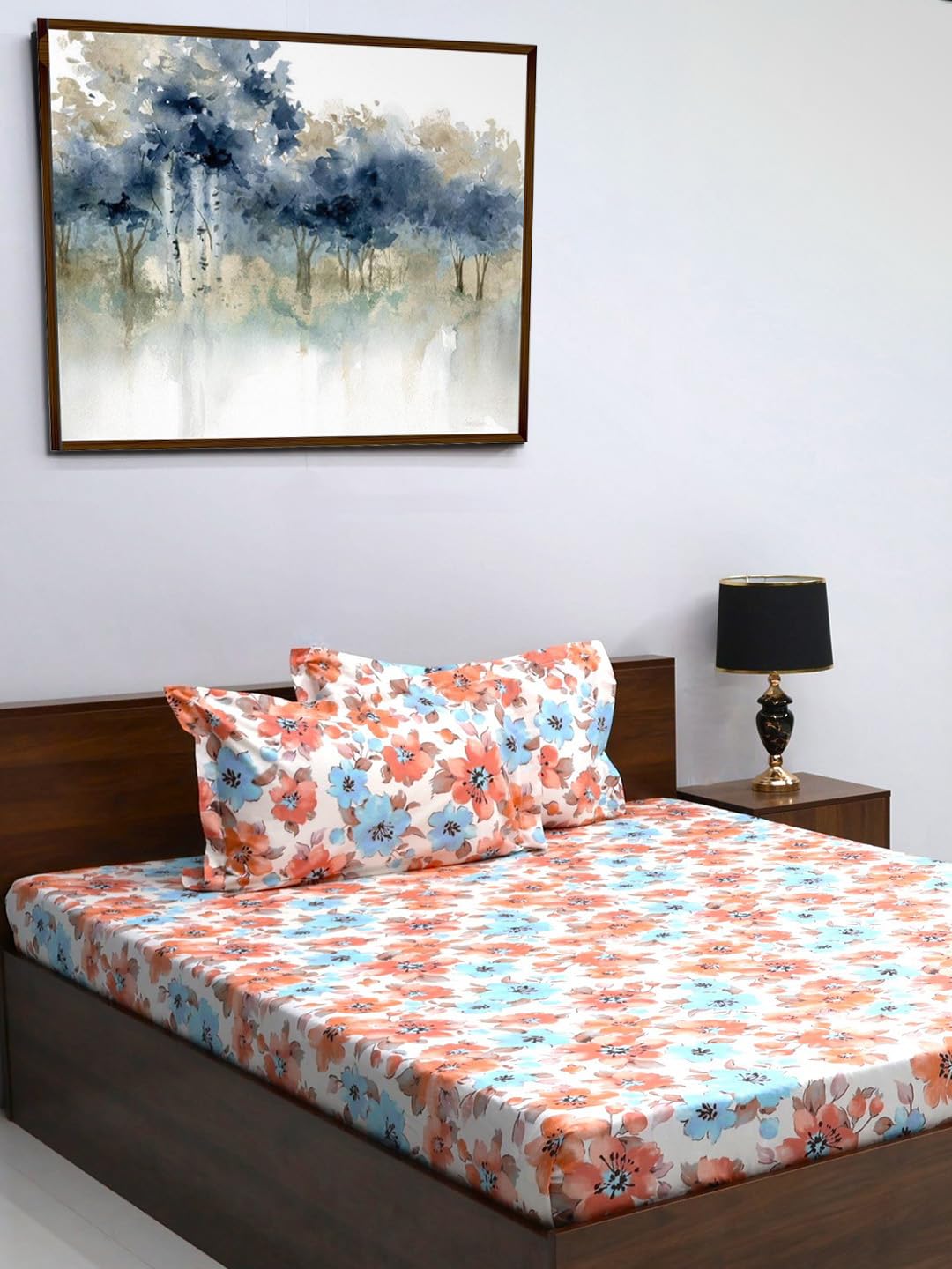 Bombay Dyeing King Sheet Set - 100% Cotton -12