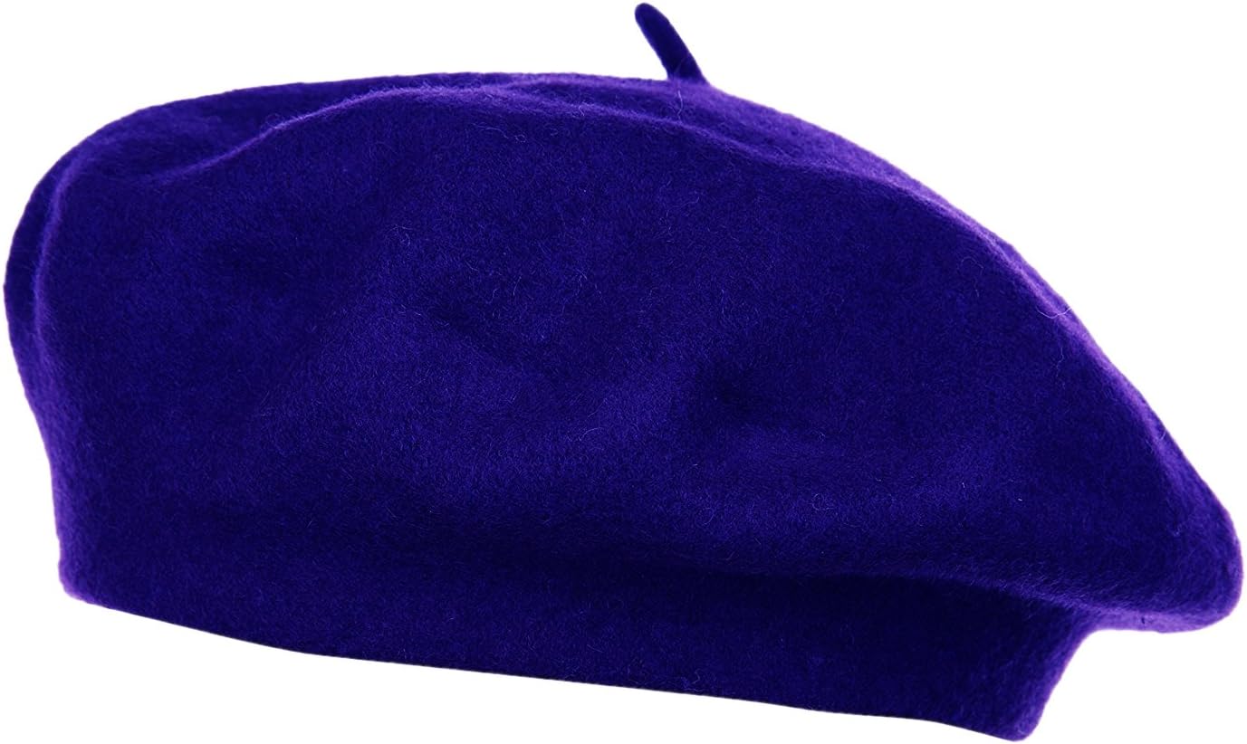 HowYouth Children Kids Girls Boys French Style Classic Solid Color Art Wool Beret Hat Beanie Cap