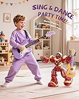 Vista 3 de Holyton 5088 Robots inteligentes para niños, robot RC programable STEM grande, con control de voz, control de aplicación, ojos LED, regalo ideal