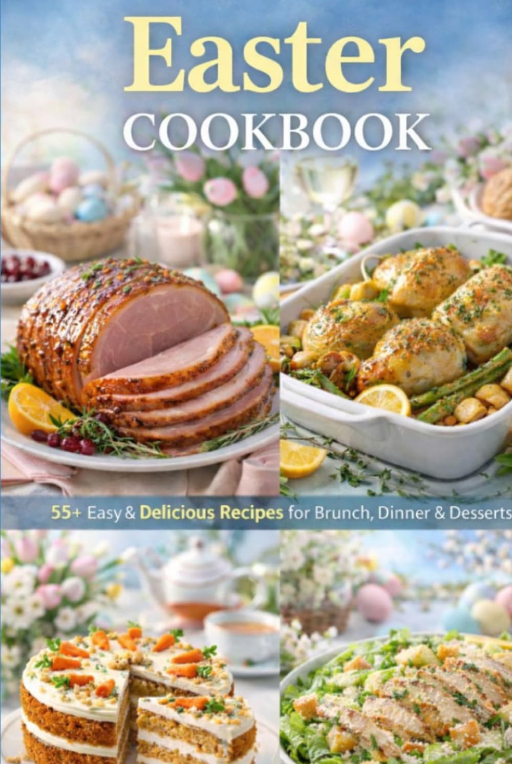EASTER cookbook: 55+ Easy & Delicious Recipes for Brunch, Dinner & Desserts