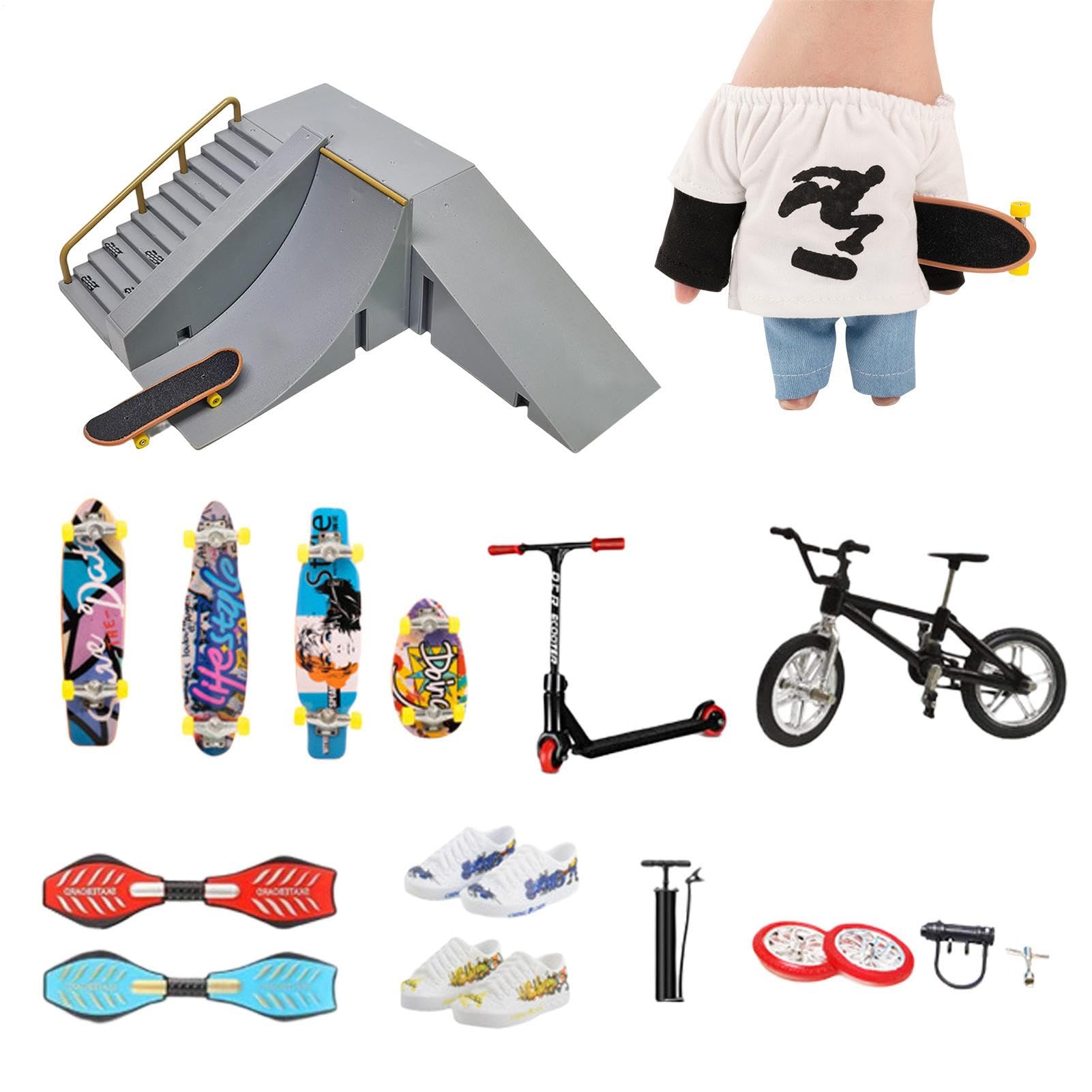 Kit pour Skateboard à Doigts - Mini kit de véhicules, Planche de Pont