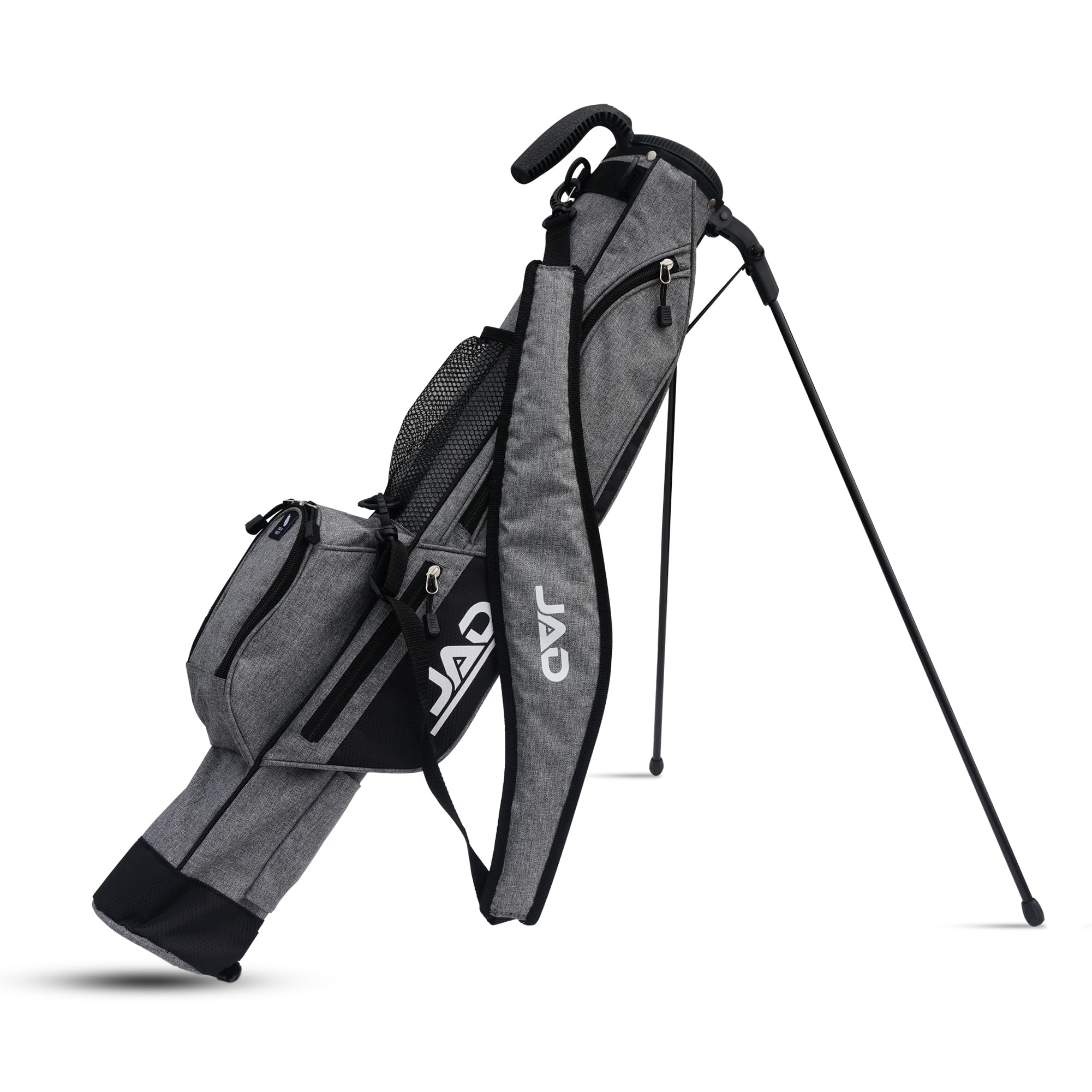Sunday Golf Bag - Premium Everyday Sunday Golf Bag with Stand for Men, Women and Ladies, Ultra Lightweight, Easy to Carry Pitch n Putt Carry Bag (Grey)
