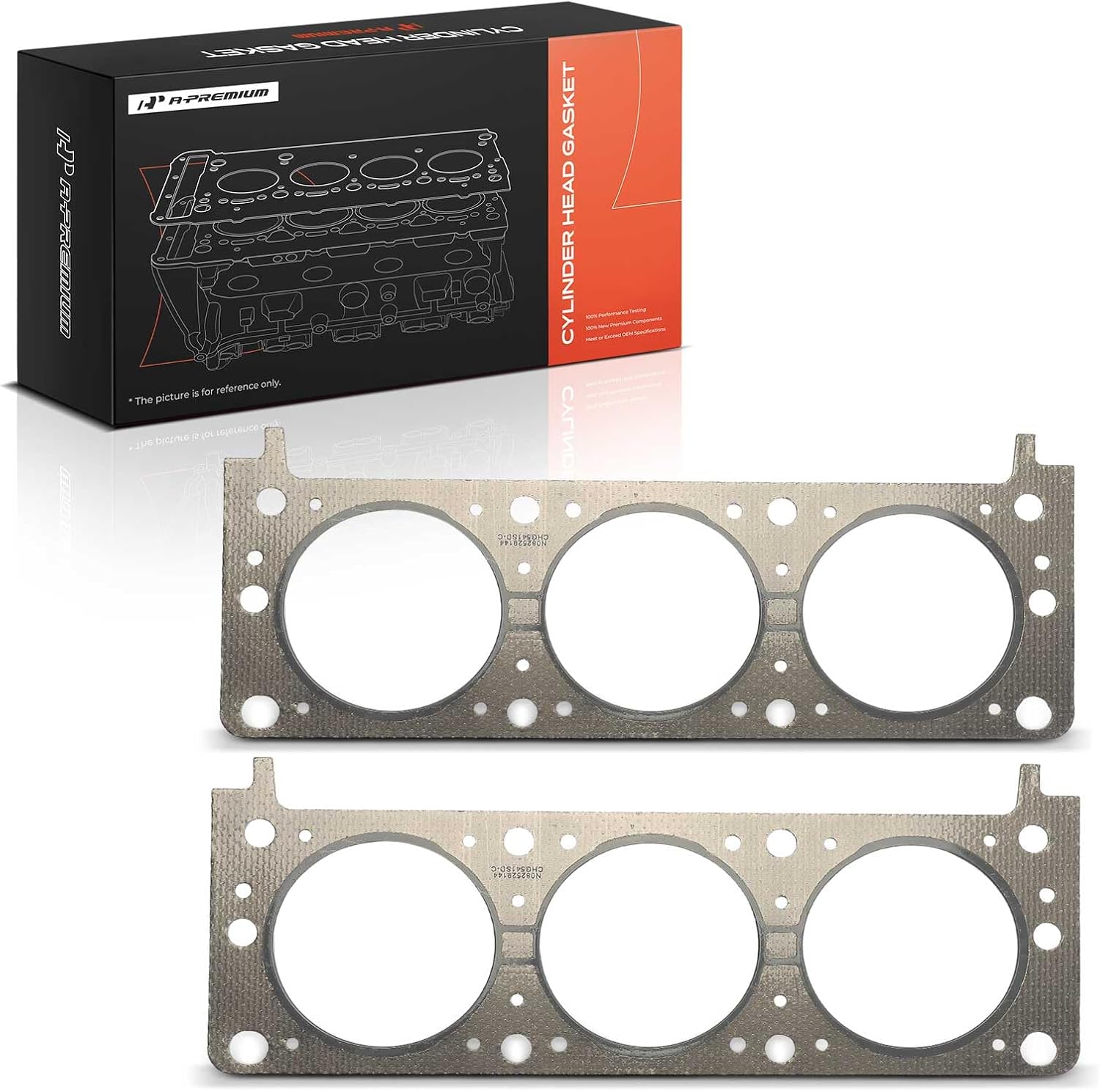 A-Premium V6 3.4L Left & Right Engine Cylinder Head Gasket Compatible with Chevrolet Equinox, Impala, Lumina APV, Monte Carlo, Venture & Buick Rendezvous & Oldsmobile Alero, Silhouette & Pontiac Aztek
