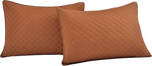 Vista 68 de Lush Decor Ava - Juego de colcha de 3 piezas con diseño de diamantes, tamaño King, color blanco