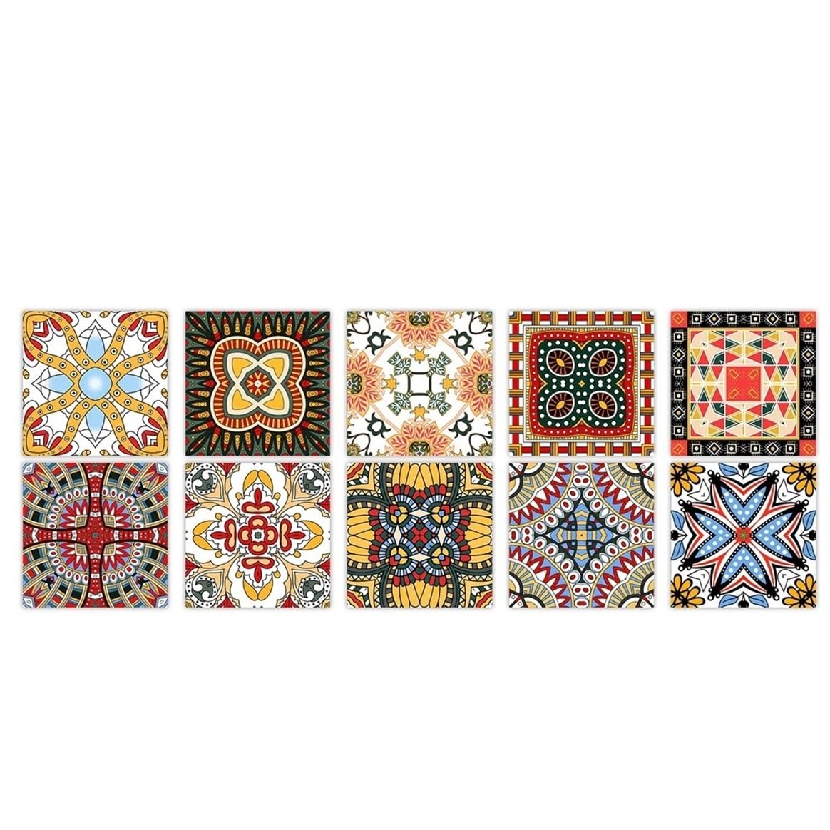 CYWDHFO Self-Adhesive Wall Stickers, Crystal Tile Decor