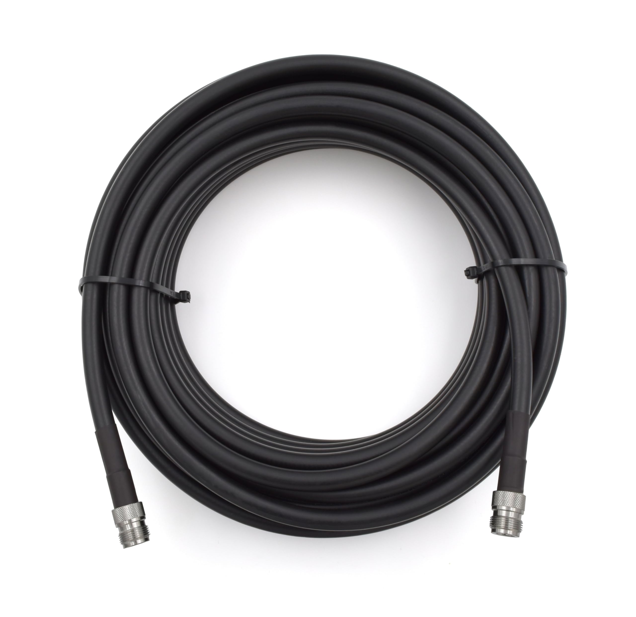 N femelle à N femelle 40m Cable coaxial 50ohm 8D-FB Ø11.1mm Câble d'extension exterieur à faible perte rallonge etanche pour Routeur WIFI Radio Antenne LTE GSM Amplificateur 4G 5G 6G LTE Hotspot
