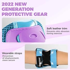 BOSONER Kids/Youth Knee Pad Elbow Pads Guards Protective Gear Set for Roller Skates Cycling BMX Bike Skateboard Inline Skatings Scooter Riding Sports