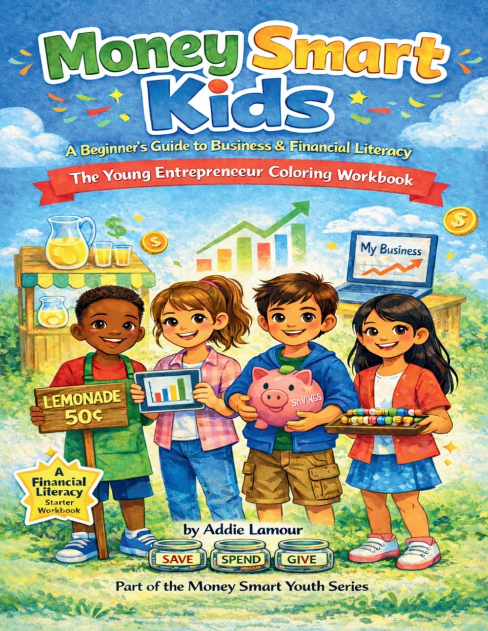 Money Smart Kids - A Beginner's Guide to Business and Financial Literacy: The Young Entrepreneur's Coloring Workbook (Money Smart Youth Series)