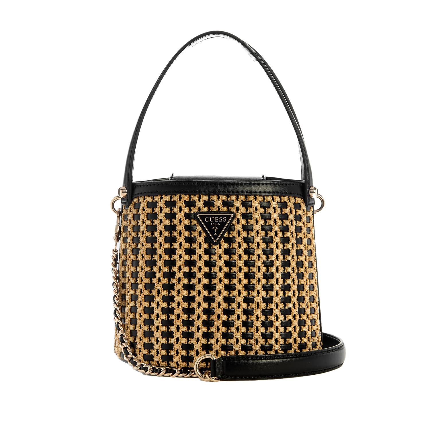GUESS Borsa Atalia crossbody bucket natural/white BS25GU199 WG964703