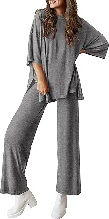 PRETTYGARDEN Two Piece Sets For Women Summer Fashion Lounge Matching Set 2025 Travel Vacation Airport Outfits Clothing